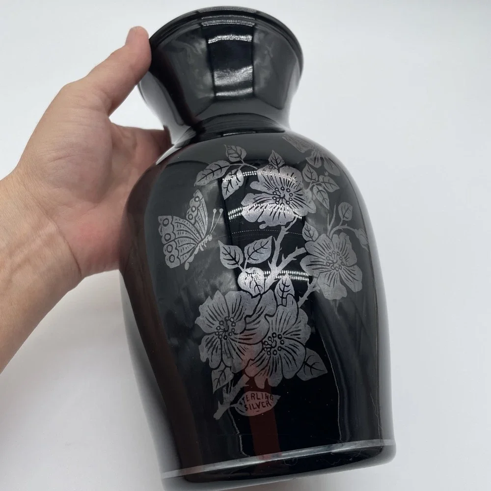 Vintage Black Amethyst Glass 9